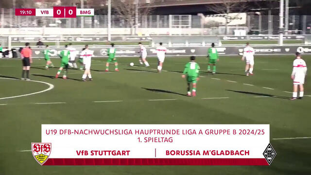 Highlights: VfB U19 - Borussia Mönchengladbach