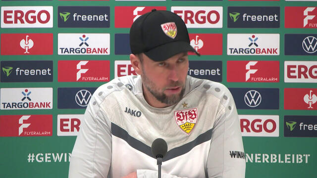 Die PK zum DFB-Pokalspiel gegen den FC Augsburg