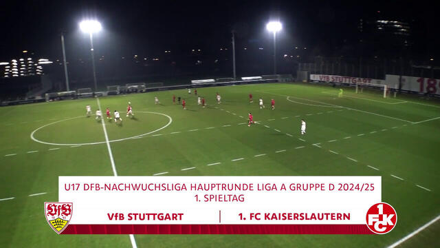 Highlights: VfB U17 - 1. FC Kaiserslautern