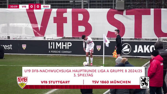 Highlights: VfB U19 - TSV 1860 München