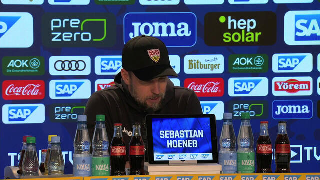 Pressekonferenz: TSG Hoffenheim - VfB Stuttgart