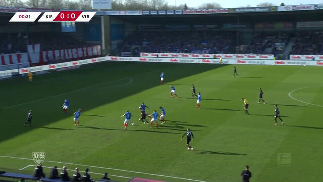 Re-Live: Holstein Kiel - VfB Stuttgart (1. Halbzeit)