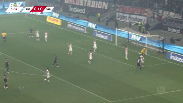 Highlights: Eintracht Frankfurt - VfB Stuttgart