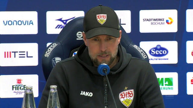 Pressekonferenz: VfL Bochum - VfB Stuttgart