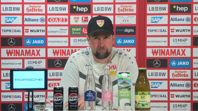 Die Pressekonferenz vor dem Spiel bei Union Berlin