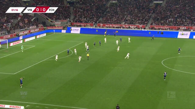 Re-Live: VfB Stuttgart - 1. FC Heidenheim (1. Halbzeit)