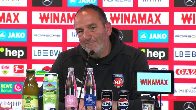 Pressekonferenz: VfB Stuttgart - 1. FC Heidenheim