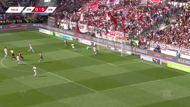 Highlights: FC St. Pauli - VfB Stuttgart