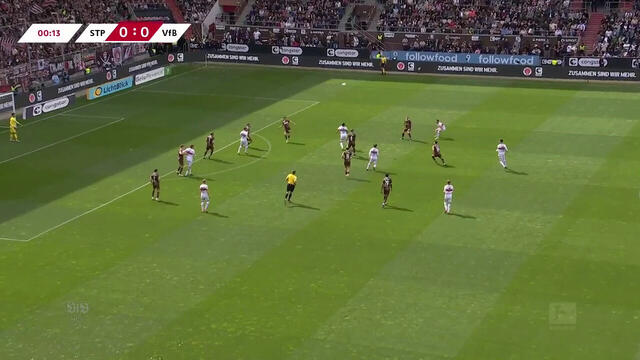 Re-Live: FC St. Pauli - VfB Stuttgart (1. Halbzeit)