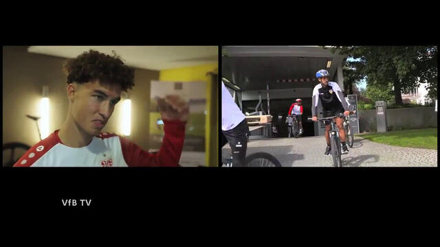 Rad statt Rasen: Der VfB Tross erkundet das Tegernseer Tal auf dem Bike