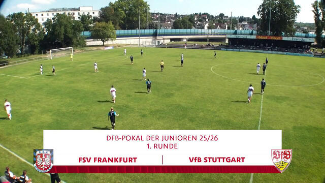 Highlights: DFB-Pokal der A-Junioren: FSV Frankfurt - VfB U19