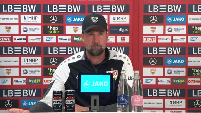Die VfB-PK vor dem Baden-Württemberg-Duell beim SC Freiburg