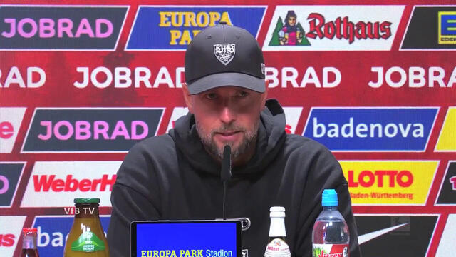 Pressekonferenz: SC Freiburg - VfB Stuttgart