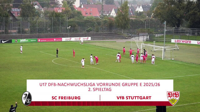 Highlights: SC Freiburg - VfB U17