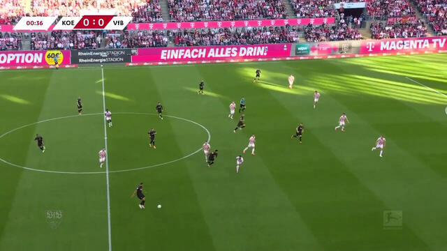 Re-Live: 1. FC Köln - VfB Stuttgart (1. Halbzeit)