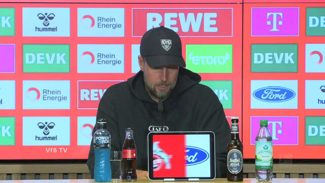 Pressekonferenz: 1. FC Köln - VfB Stuttgart