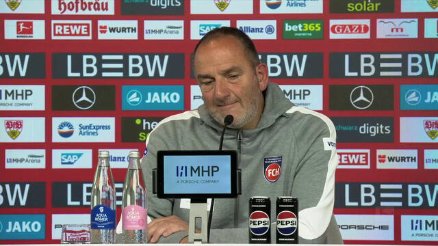 Pressekonferenz: VfB Stuttgart - 1. FC Heidenheim