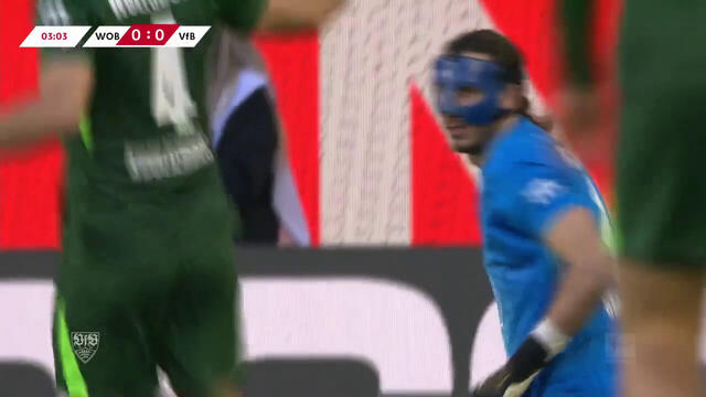 Highlights: VfL Wolfsburg - VfB Stuttgart