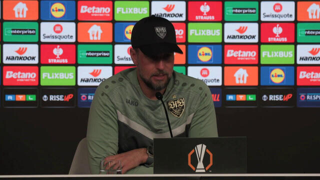 RELIVE: Pressekonferenz VfB Stuttgart - Feyenoord Rotterdam