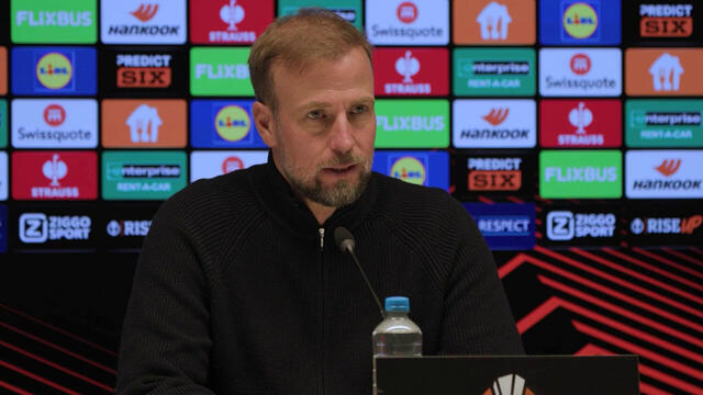 Pressekonferenz nach dem Spiel bei den Go Ahead Eagles