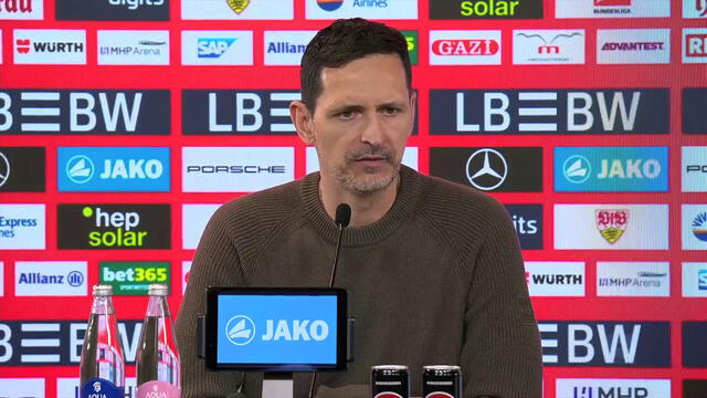 Pressekonferenz: VfB Stuttgart - Eintracht Frankfurt