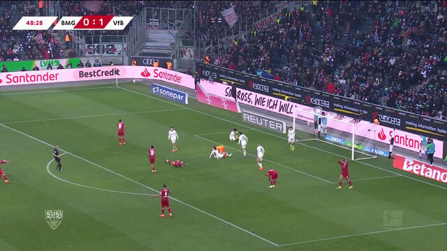Re-Live: Borussia Mönchengladbach - VfB Stuttgart (2. Halbzeit)