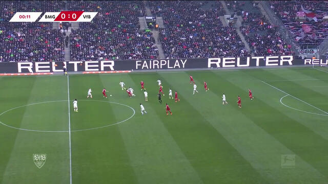 Re-Live: Borussia Mönchengladbach - VfB Stuttgart (1. Halbzeit)