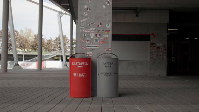 Cannstatt kann trennen: VfB startet neues Abfalltrennsystem