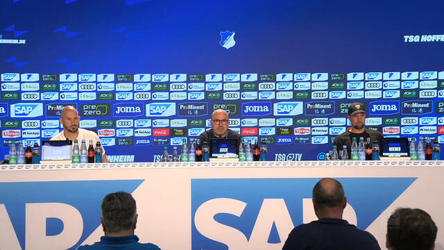Pressekonferenz: TSG Hoffenheim - VfB Stuttgart