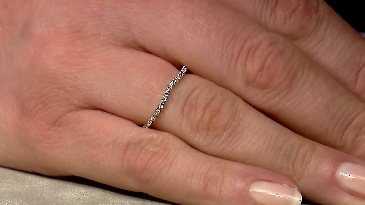 Video Anello in oro con Diamante SI1 (G) (Annette)