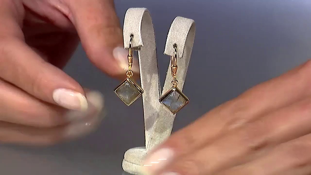 Video Orecchini in argento con Labradorite (MONOSONO COLLECTION)