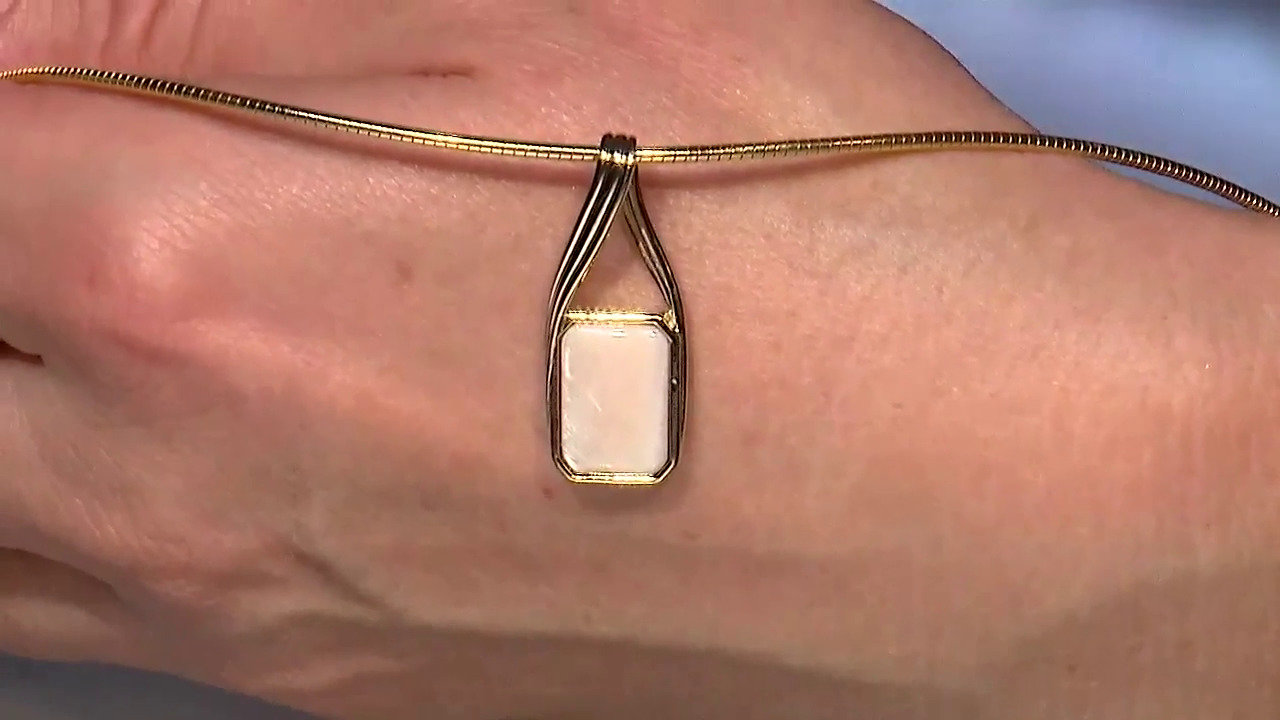 Video Mother of Pearl Silver Pendant (MONOSONO COLLECTION)