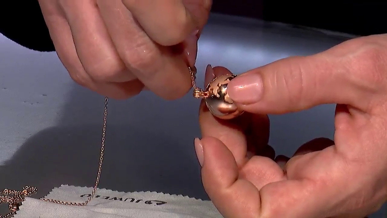 Video Collana in argento con Diamante SI