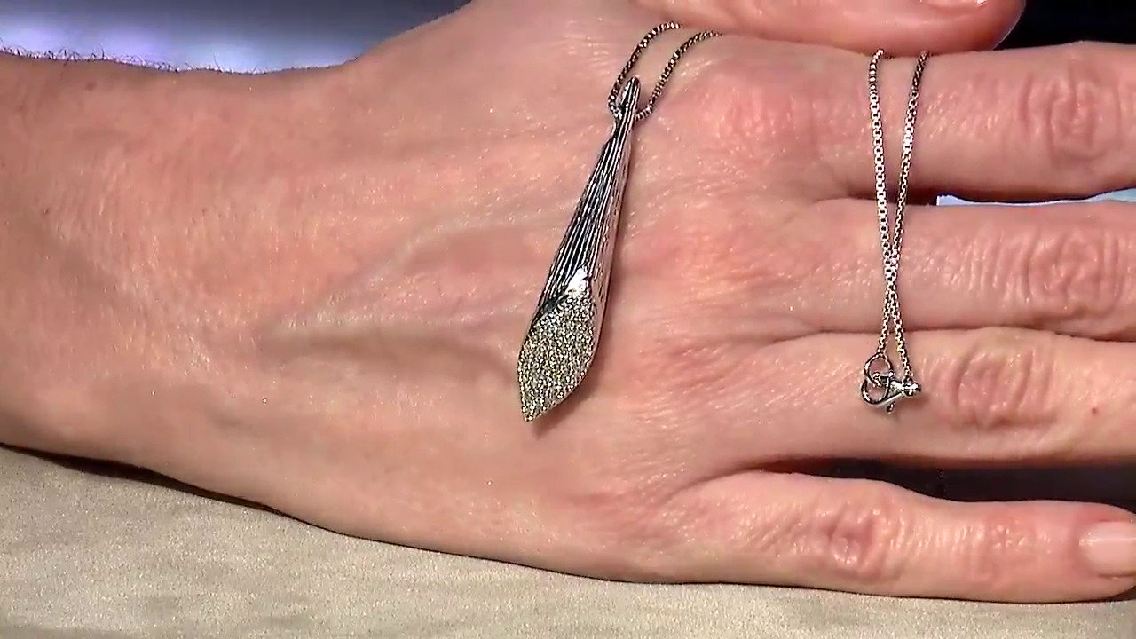 Video Collana in argento con Zircone