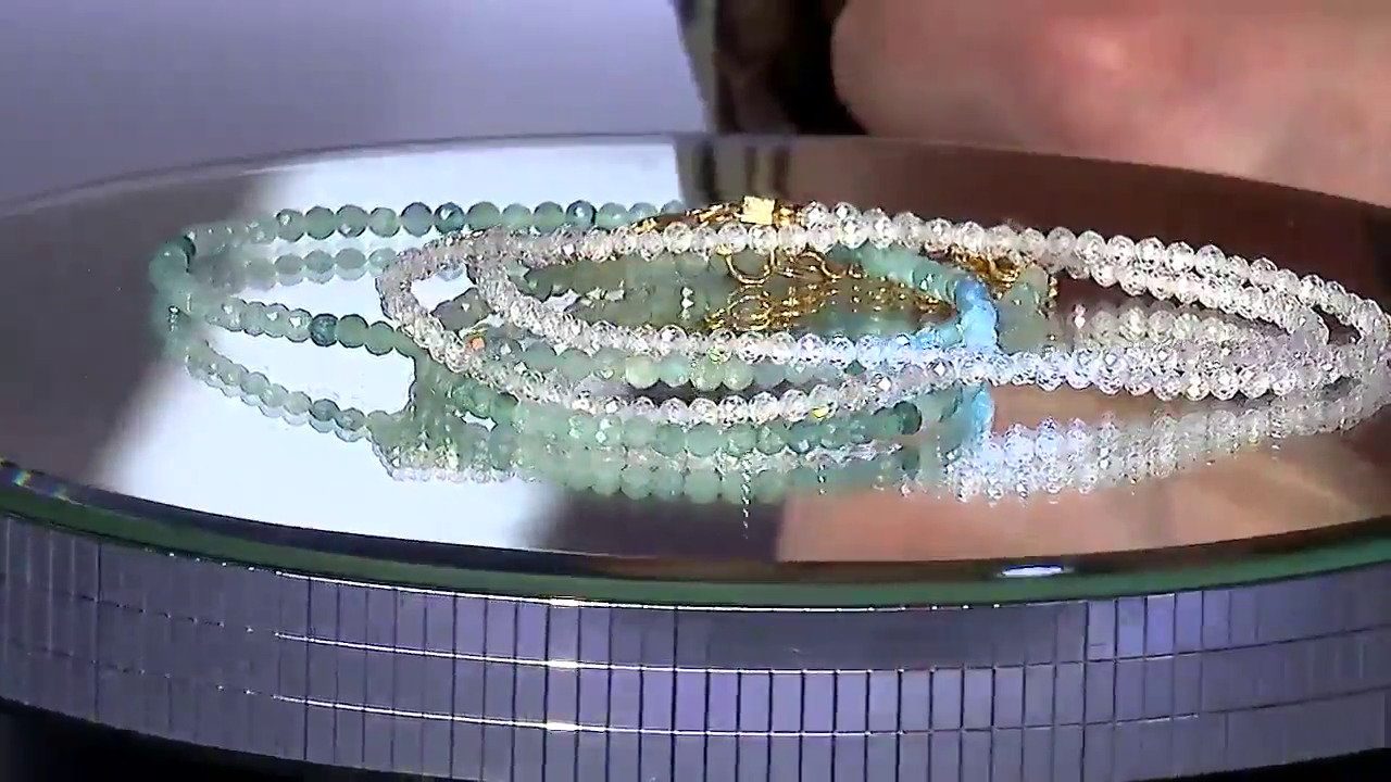 Video Collana in argento con Grandidierite