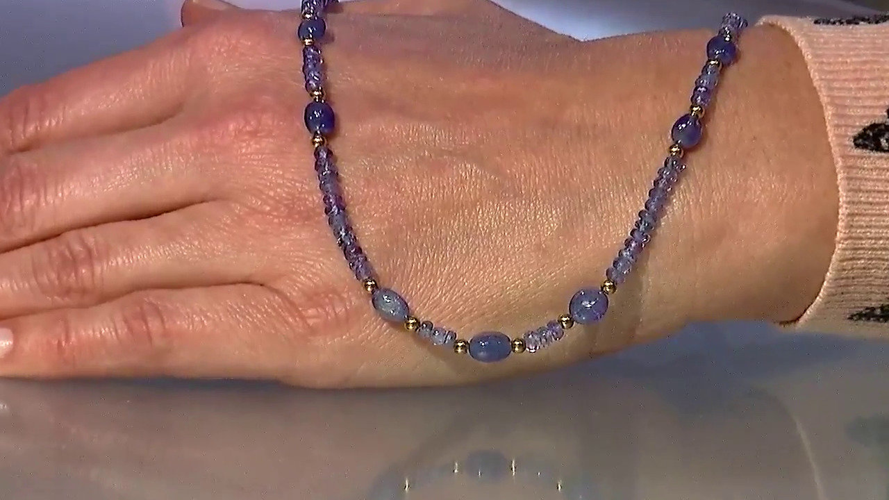 Video Collana in argento con Tanzanite