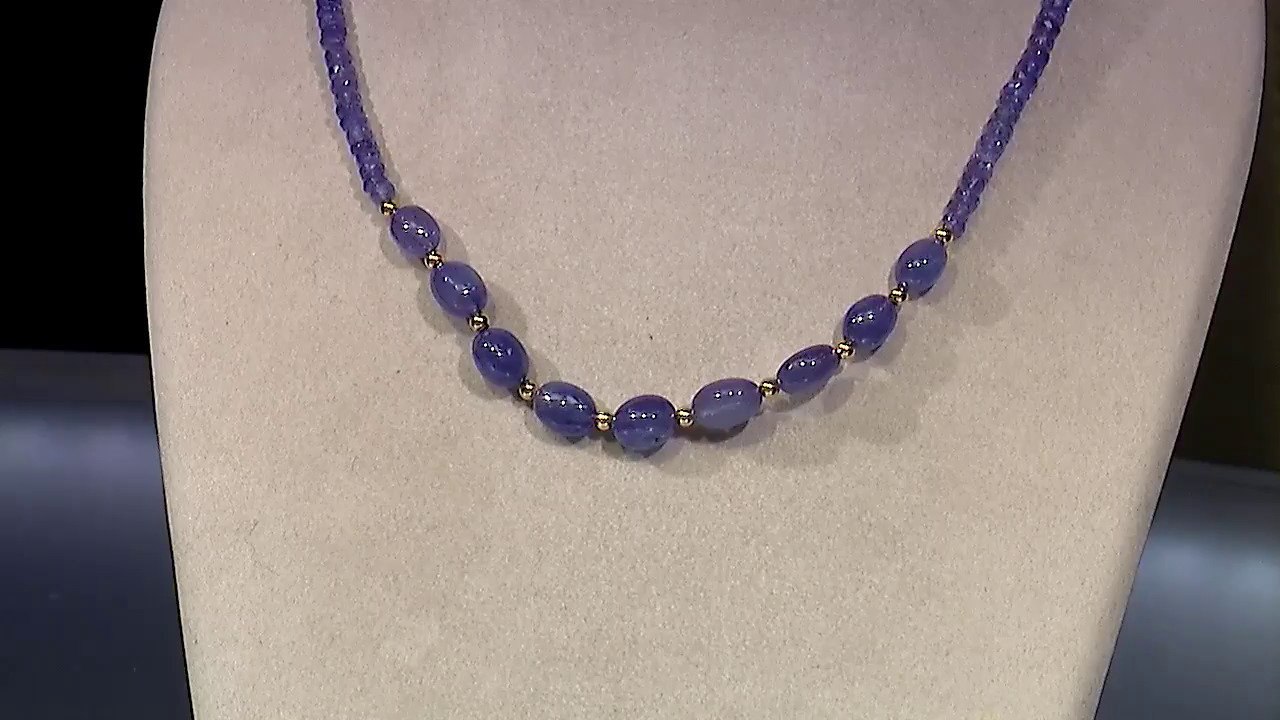 Video Tanzanite Silver Necklace