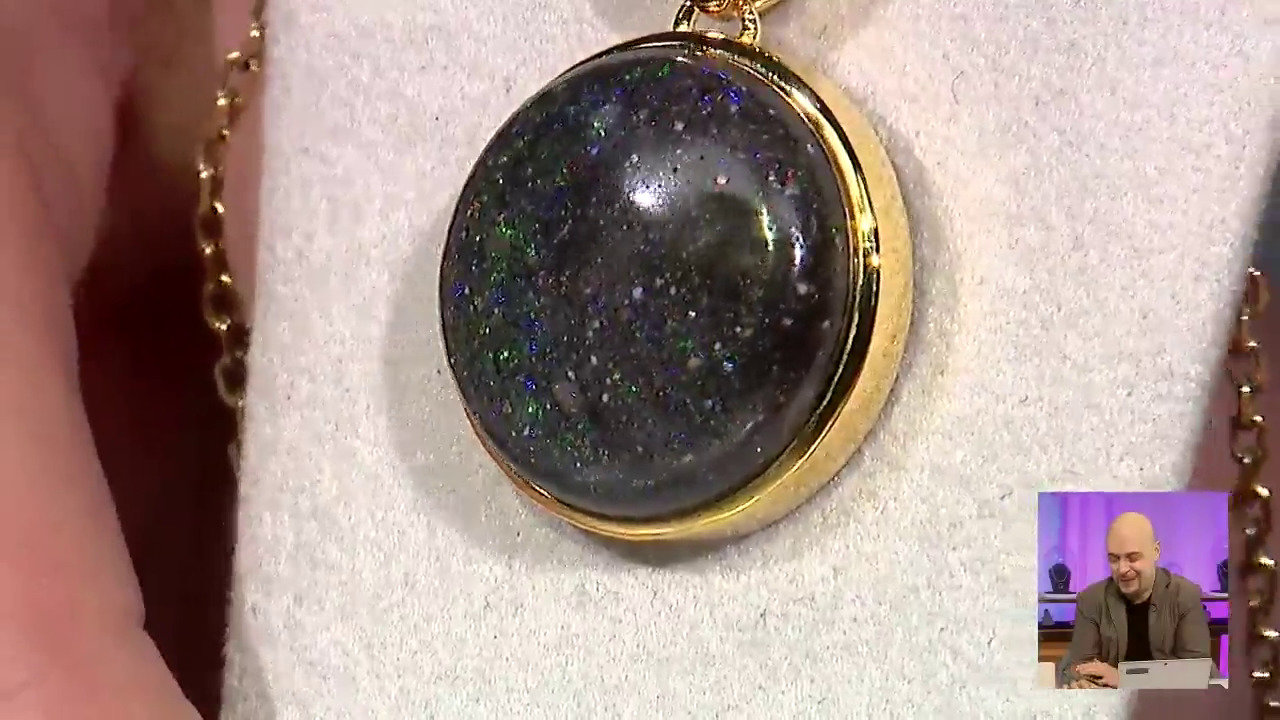 Video Ciondolo in argento con Opale Honduras