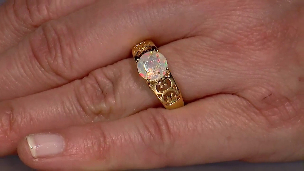 Video Welo Opal Silver Ring