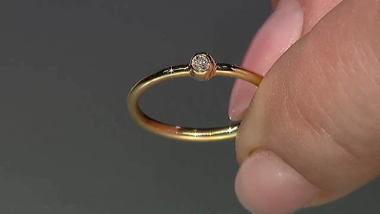 Video Bague en argent et Diamant I2 (H)