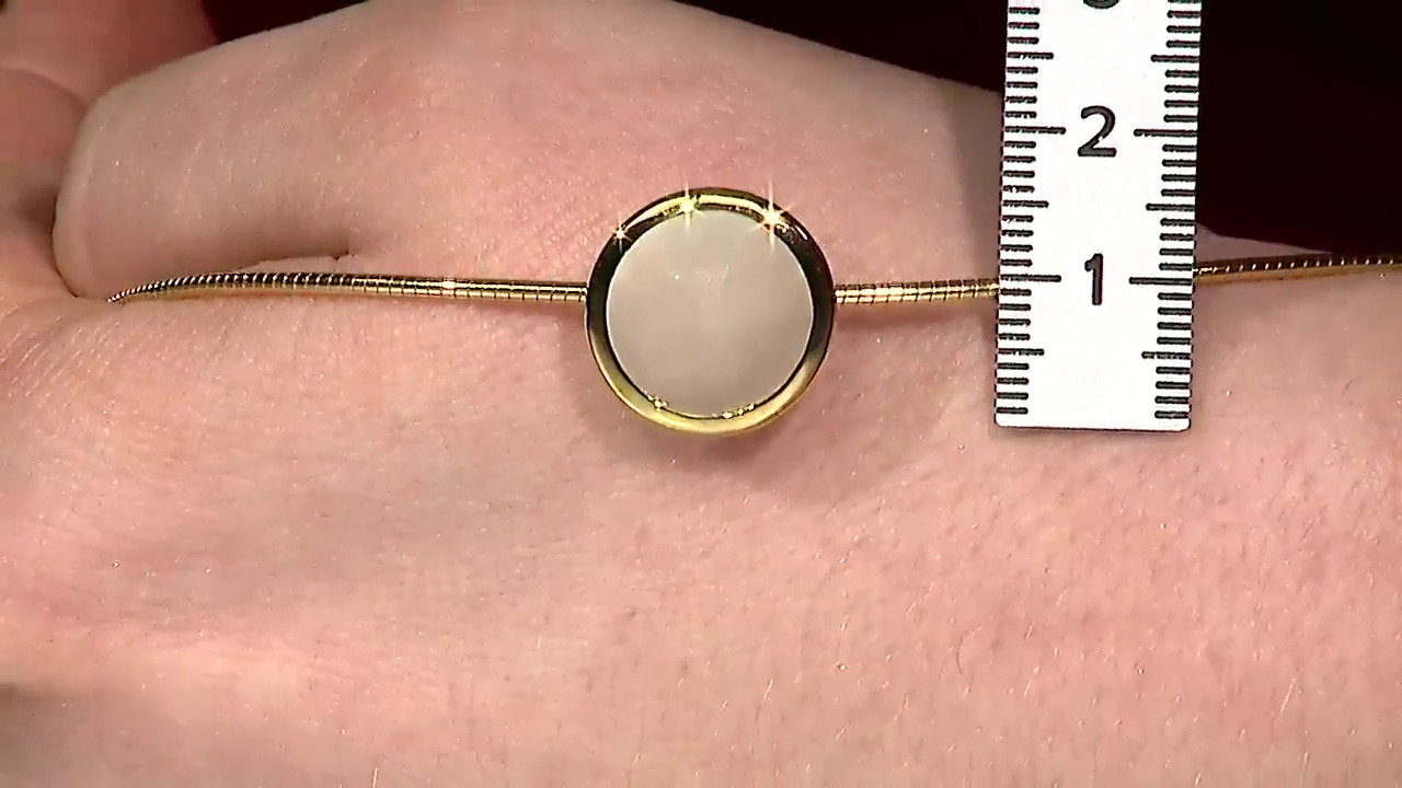 Video White Moonstone Silver Pendant (MONOSONO COLLECTION)