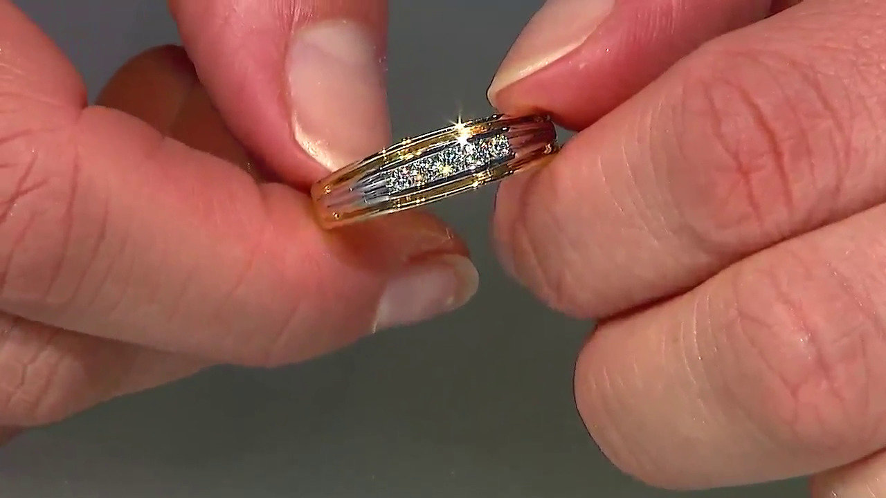 Video Bague en or et Diamant Flawless (F) (LUCENT DIAMONDS)