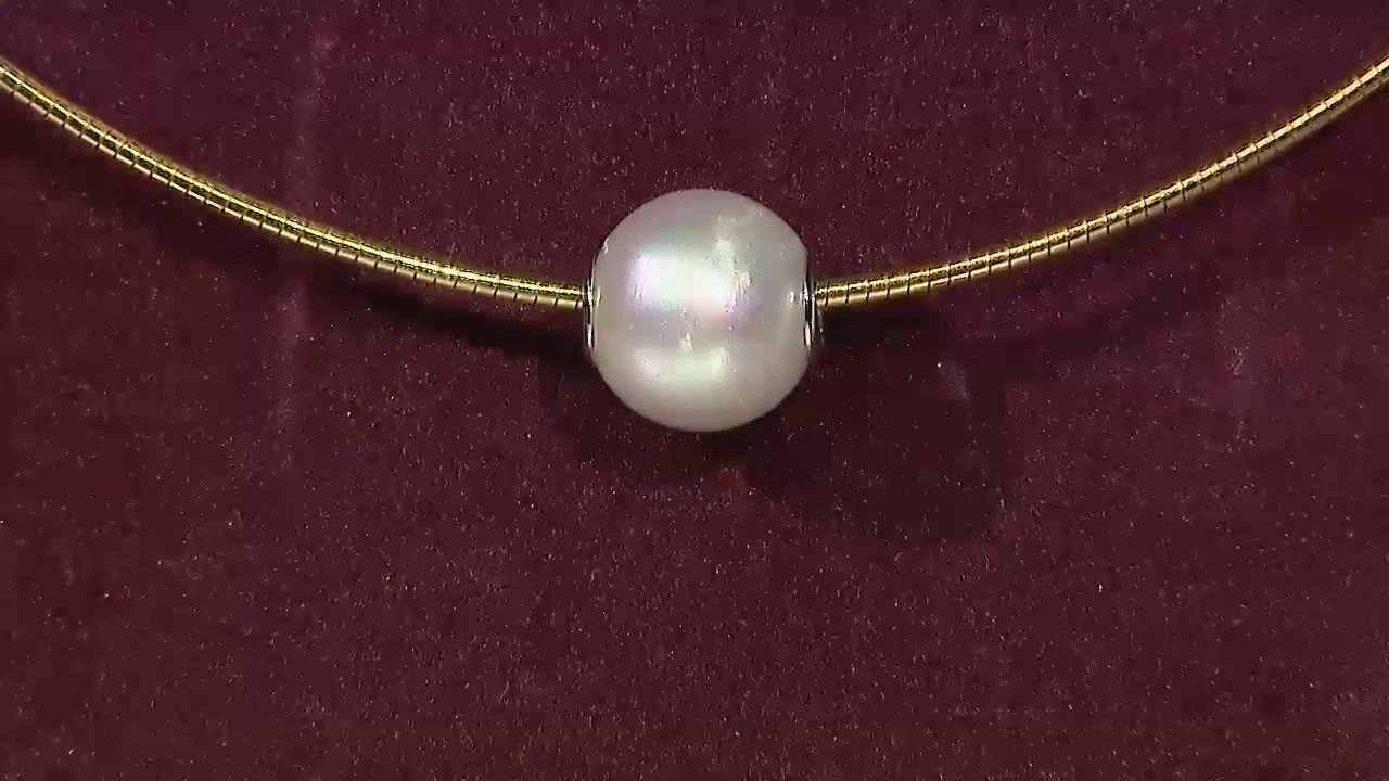 Video Ciondolo in argento con Perla d'Acqua Dolce Bianca (MONOSONO COLLECTION)