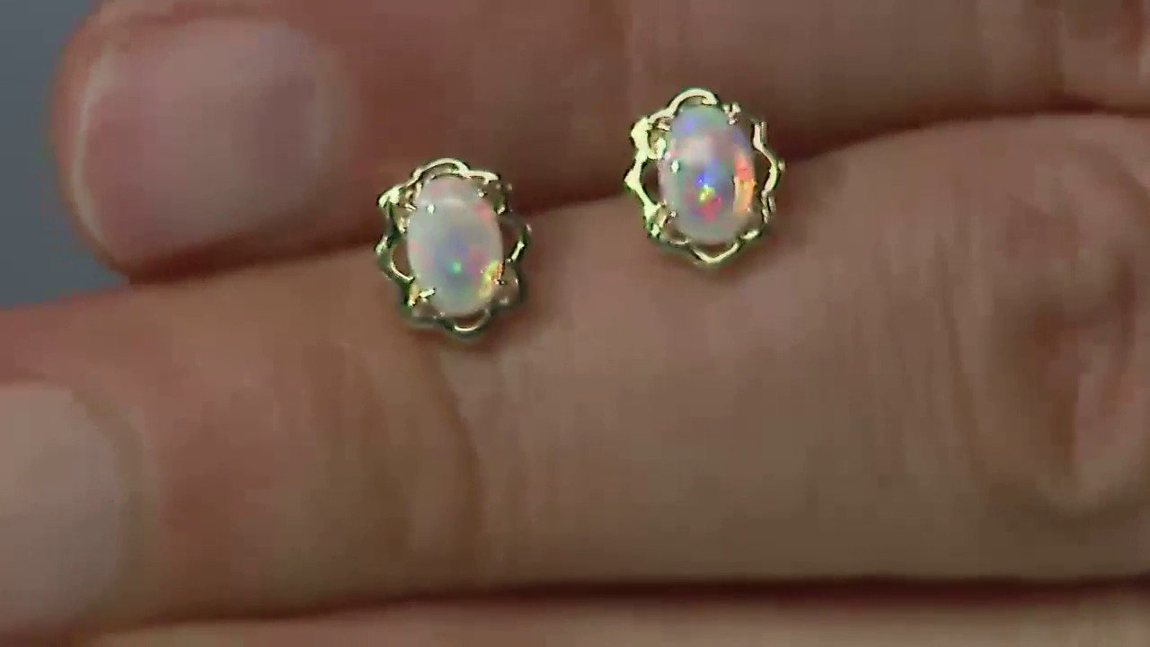 Video Orecchini in oro con Opale di Coober Pedy (Mark Tremonti)