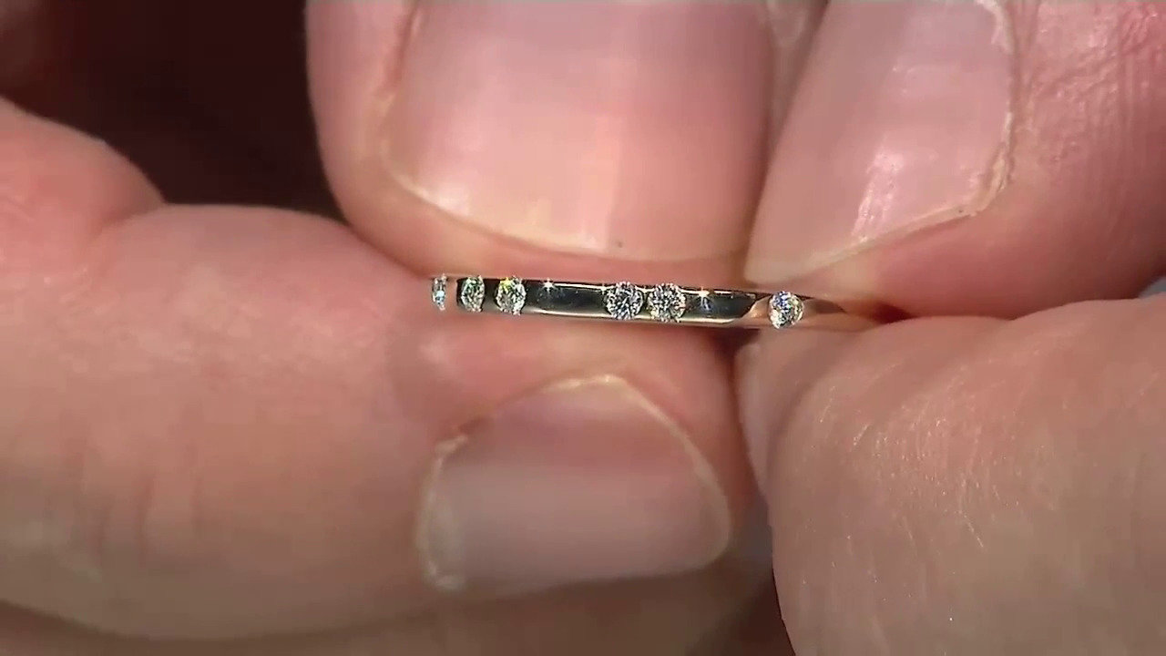 Video Anello in oro con Diamante SI1 (G) (Annette)