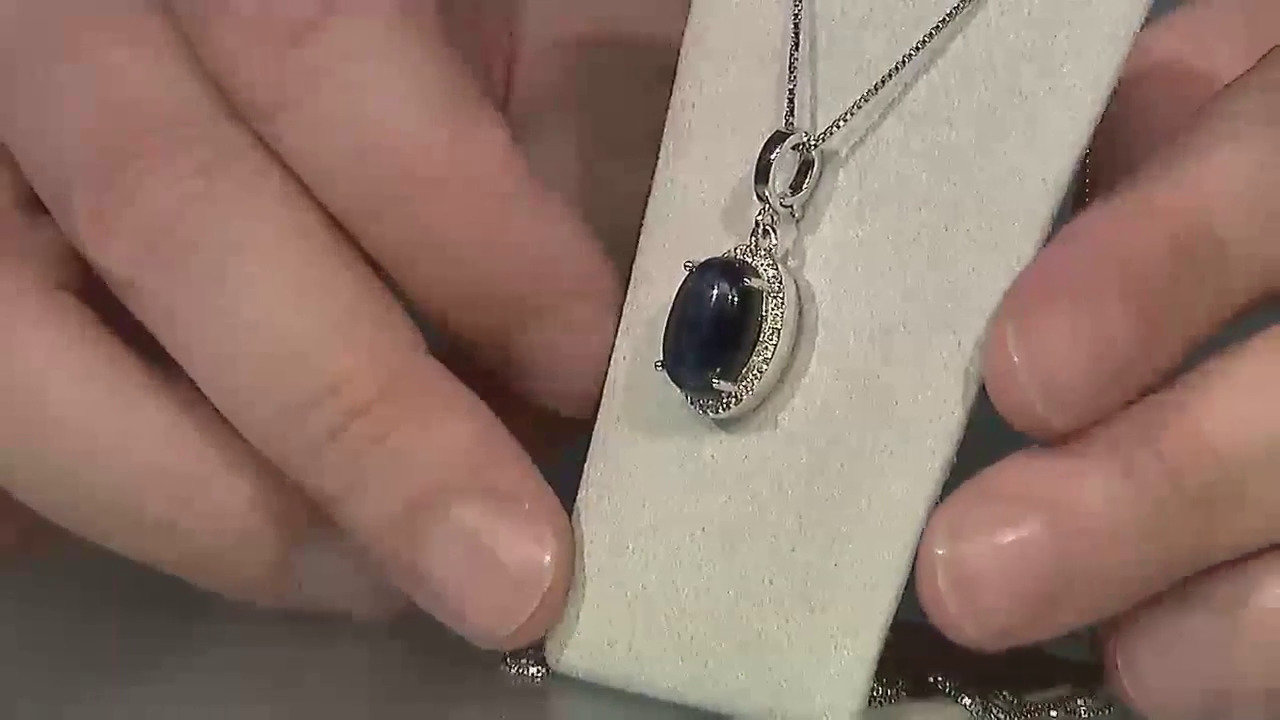 Video Ciondolo in argento con Pietersite