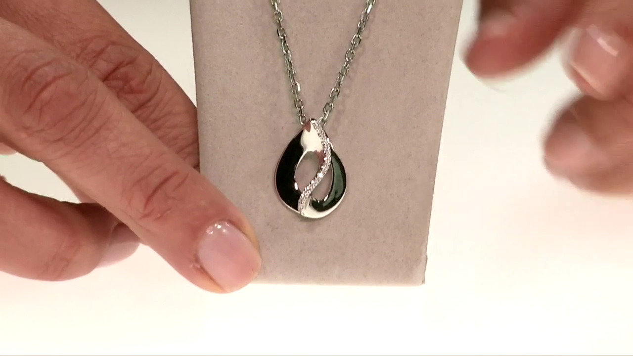 Video I1 (G) Diamond Silver Pendant (Annette)