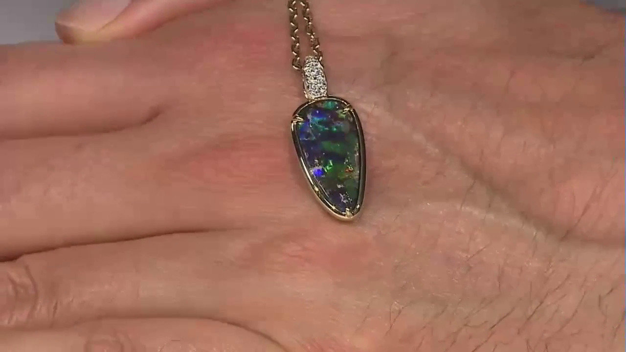 Video Ciondolo in oro con Opale Boulder (Mark Tremonti)