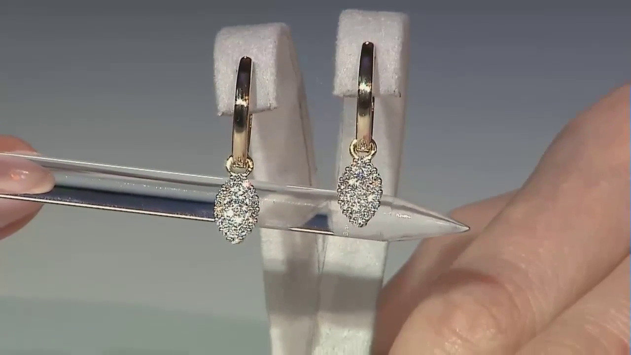 Video Orecchini in oro con Diamante SI2 (G) (Annette)