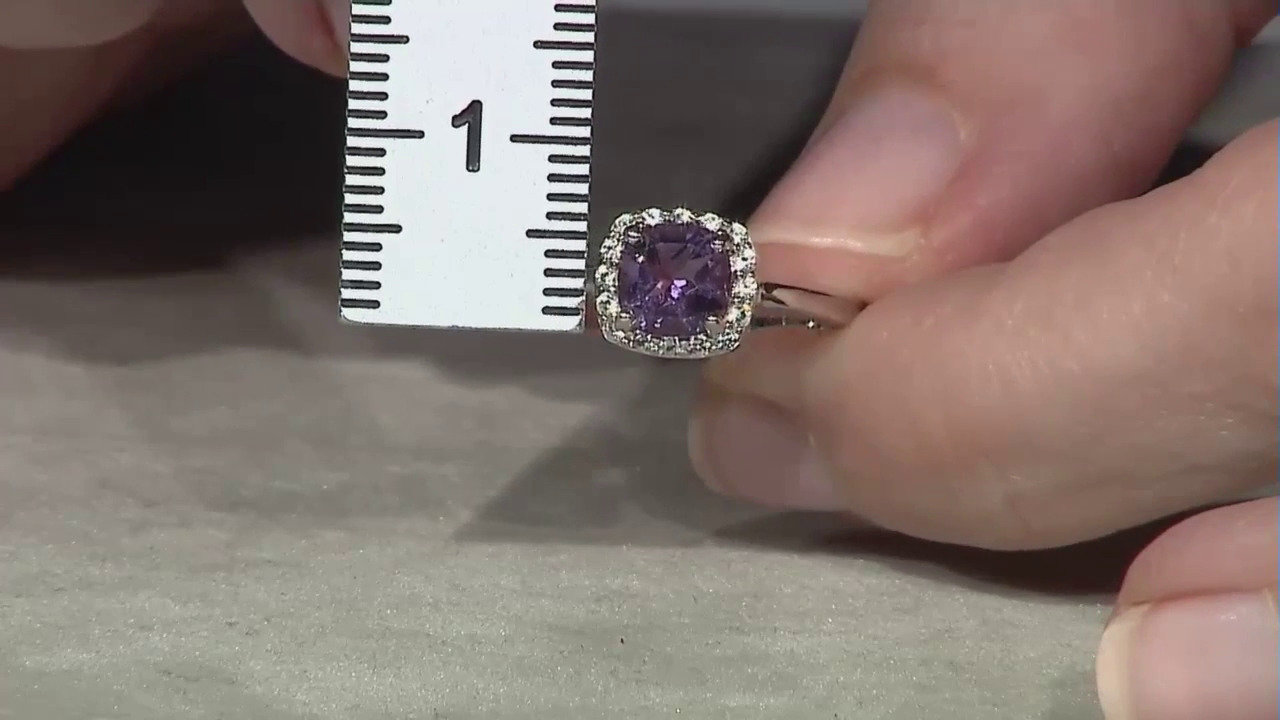 Video Anello in argento con Ametista